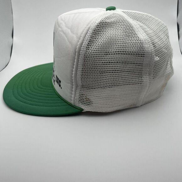 Vintage John Deere Hat Cap White Green Adjustable Double Snapback Trucker Rope - Picture 4 of 11